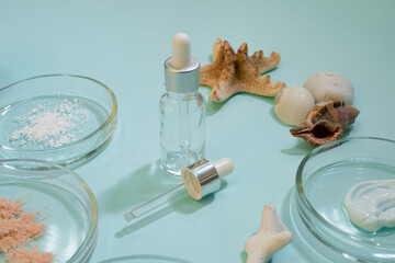 Eco-friendly cosmetics based on natural ingredients. Creams and serums for skin care.