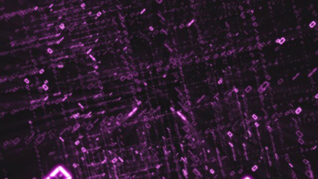 bstract binary background, number streams, matrix effect.