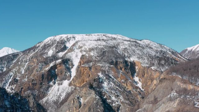 Mountains from aerial view. Landscape. Nature. Travel.