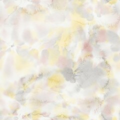 Seamless pastel swirl splat tie dye watercolor pattern swatch. High quality illustration. Messy tribal graphic illustration featuring dye stains splashed randomly in a trendy soft textile manner.