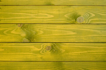 New green wooden wall close