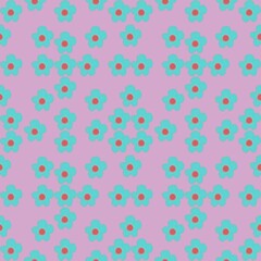 seamless pattern with flowers