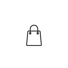 Vector illustration of shooping bag icon
