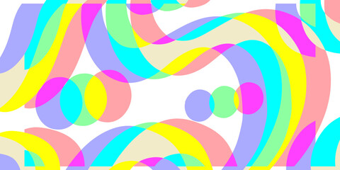 Pastel Coloured Bubbles For Background