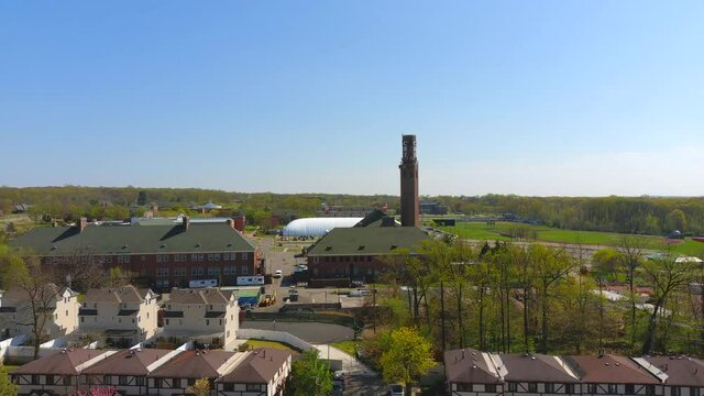 Aerial View Of Dorms At The College Of Staten Island And The Surrounding Neighborhood