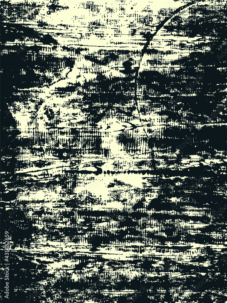 Poster abstract grunge vector background. monochrome handcrafted composition of irregular geometric graphic