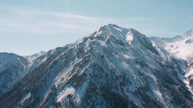 Mountains from aerial view. Landscape. Nature. Travel.