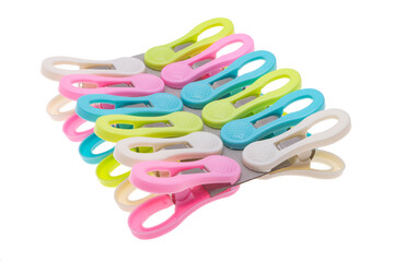 clothespins isolated