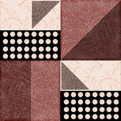 Geometric pattern with circles, and texture. Modern background