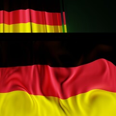 Abstract German Flag 3D Render (3D Artwork)