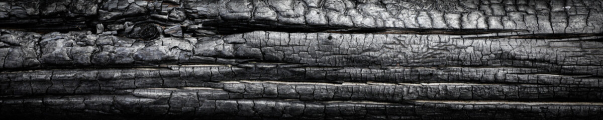 Dark exterior texture of charcoal