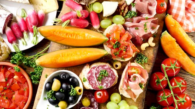 buffet food- healthy snack