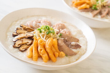 Pork Congee or Porridge with Pork