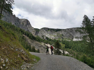 Obraz premium hiking in the mountains