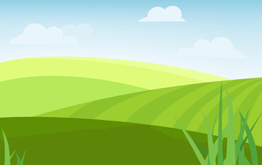 Obraz premium Summer fields landscape