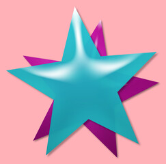 Obraz premium Bunte Sterne.