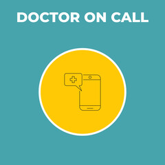 Very Useful doctor on call Medical Icon For Designers & Developers In Covid-19 Time Period