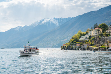 picturesque town of Ascona at Lago Maggiore, Ticino