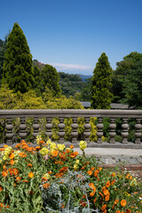 熱海の庭園の景色