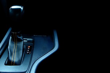 Automatic transmission gear at parking position.