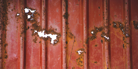 Rust on steel plate. Iron plate surface and rust . Old galvanized sheet.