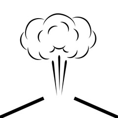 Spray cloud icon. Vector