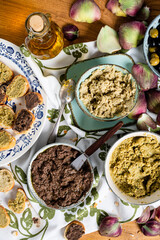 paté of olives and artichokes