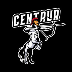 Centaur mascot esport logo