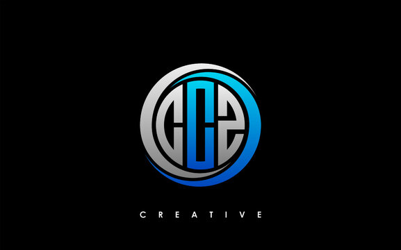 CCZ Letter Initial Logo Design Template Vector Illustration