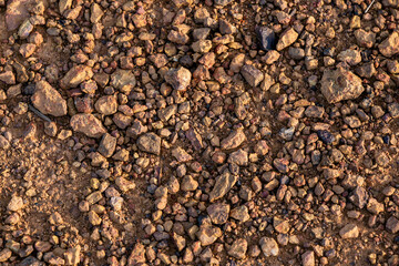 Close-up background of red rocks.