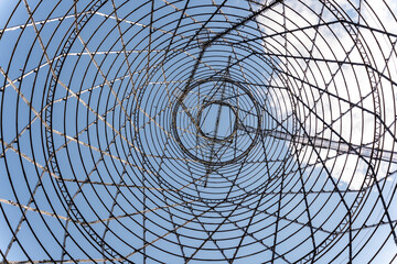 Hyperboloid power line support