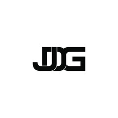jdg letter original monogram logo design