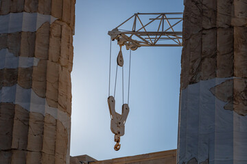 The Parthenon temple on the Athens Acropolis