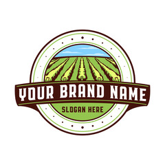 Farm vintage logo emblems