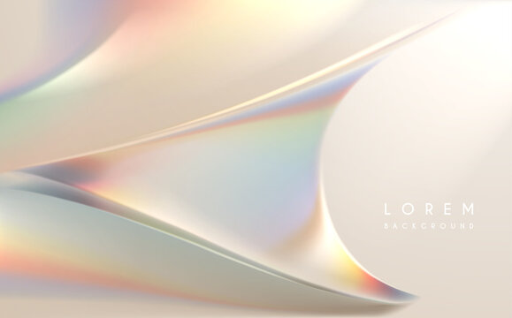 Abstract soft color light refraction background