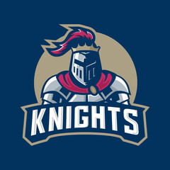 Obraz premium Knight mascot logo