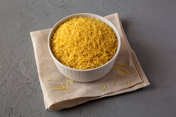 Raw Dry Filini Vermicelles Ready to Cook.