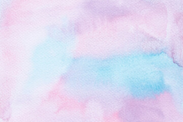 Colorful watercolor unicorn background. Rainbow background © DesignToonsy