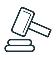 Gavel Vector Icon