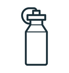 Fototapeta premium Water Bottle Vector Icon