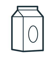 Milk Container Vector Icon