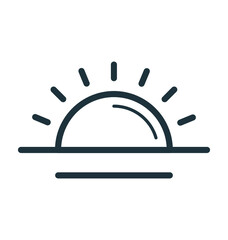 Sunrise Vector Icon