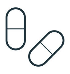 Capsules Vector Icon