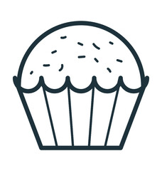 Muffin Vector Icon