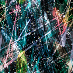 Colorful seamless pattern with winter festive mood