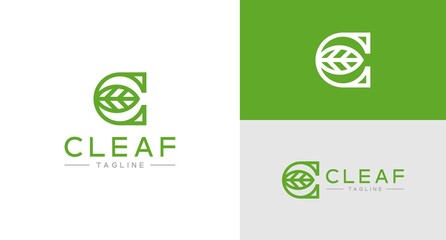 C AND LEAF LOGO