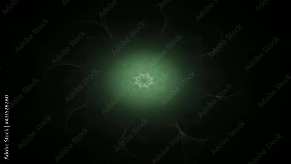 Poster abstract shining lights fire vortex energy flows motion background. fire swirl animation tunnel loop