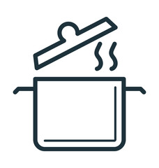 Cooking Pot Vector Icon