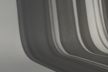 Striped Shadow background. Grey paper texture.