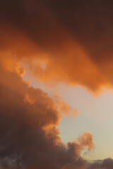 sunset and clouds' textures 